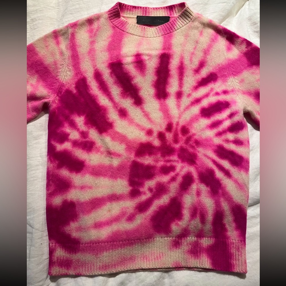 The Elder Statesman Tie-Dyed Cashmere Sweater